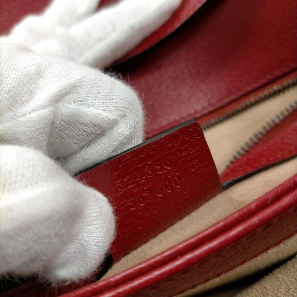 Gucci Queen Margaret Brown PVC Shoulder Bag mon937-101325 - Picture 15 of 16